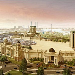 Visualization of Qatar Entertainment City 