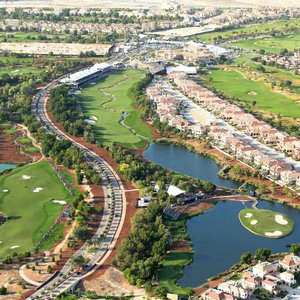 jumeirah golf estates top view