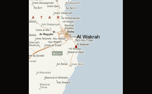 Al Wakra on Map