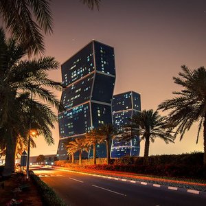 Zig Zag Towers in Doha 