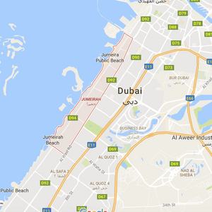 jumeirah location map