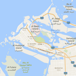 al reem island location map