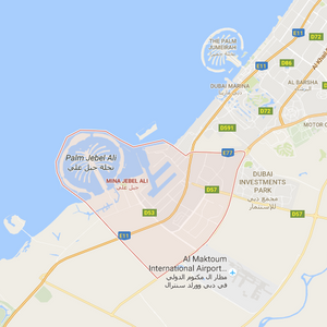 jebel ali location map