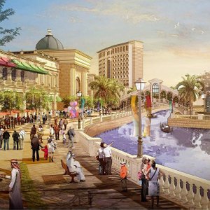 Visualization of Qatar Entertainment City