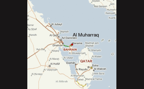 Map of Al Muharraq