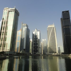 JLT apartment buildings day time