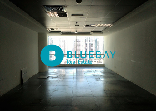 Fitted Office with Burj Khalifa View in Blue Bay Tower