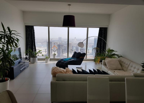 Furnished 2 bedroom+maid in Gate Towers!