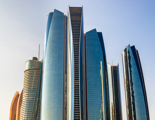 Abu Dhabi S Most Iconic Towers Capital Gate The Pineapple Towers