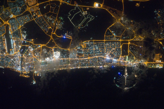 Dubai City Lights 