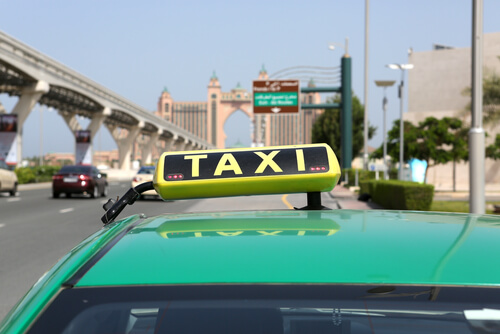 image of the taxi