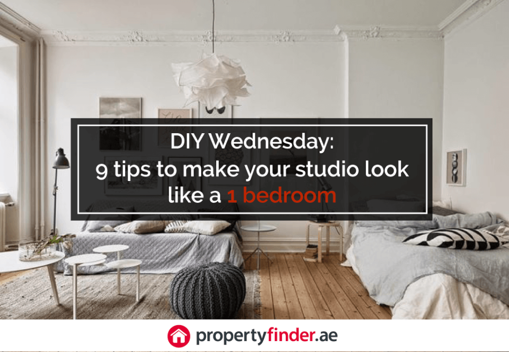 9 tips to make your studio look like a 1 bedroom propertyfinder.ae blog