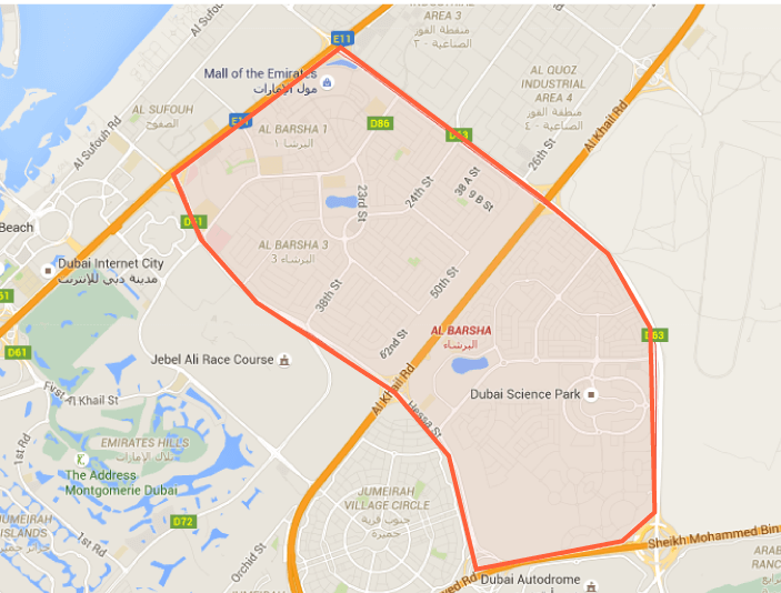 barsha map