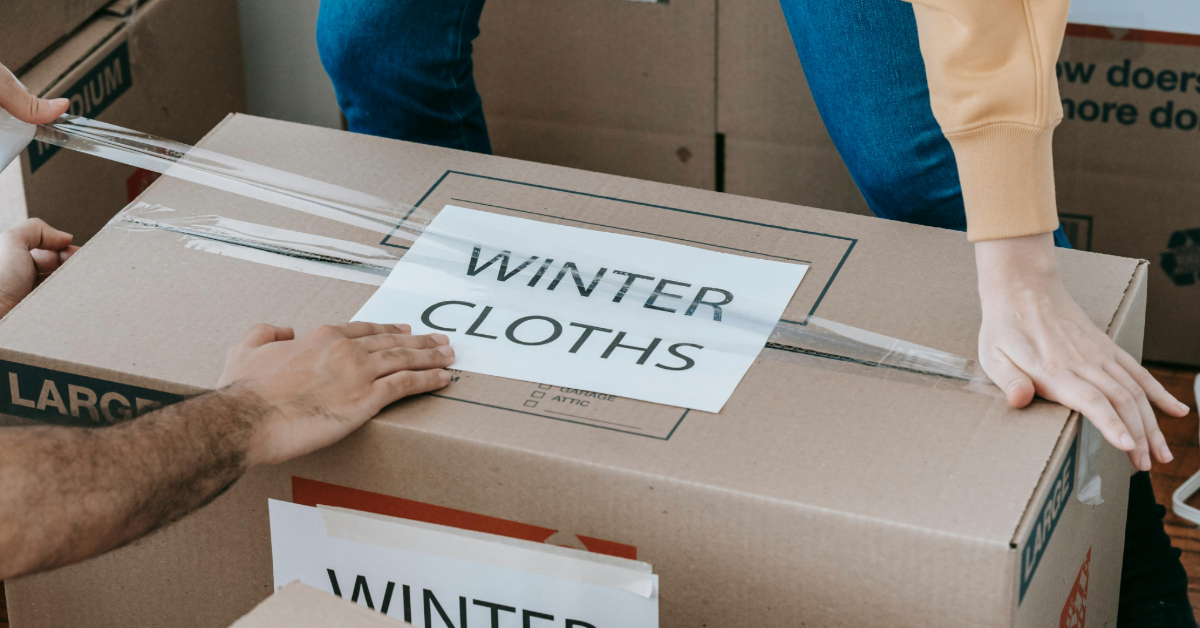 Labelling items to increase storage space at home