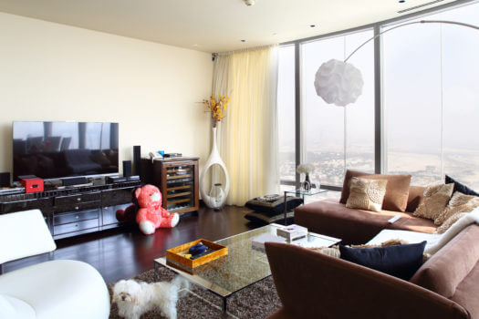 Image of apartment interior in central Dubai