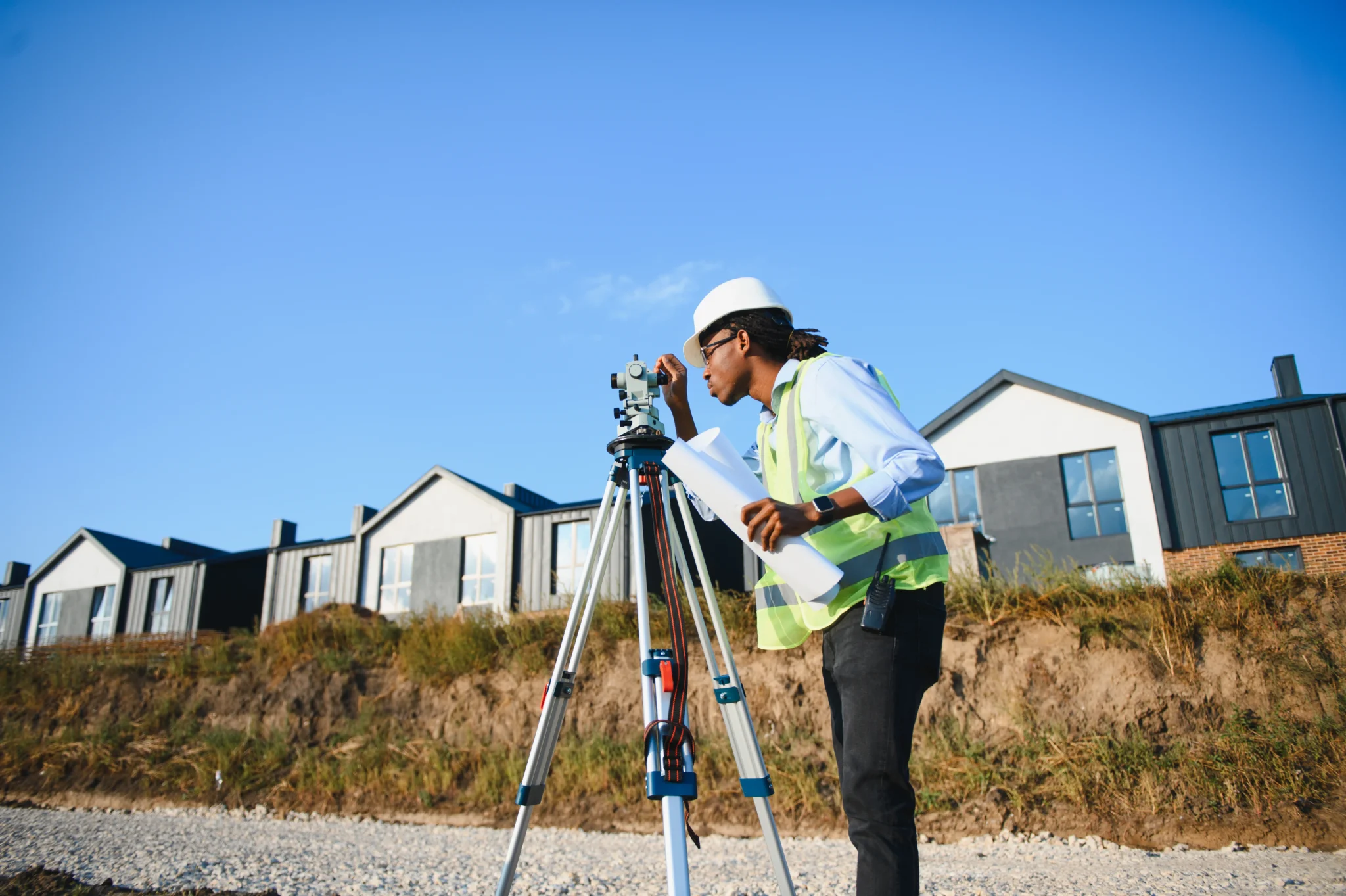 Engineer working on an off-plan project in UAE
