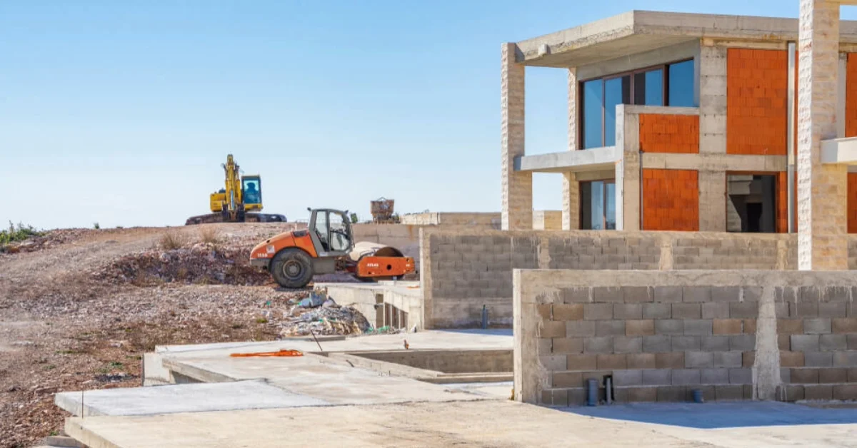 Villa under construction in UAE