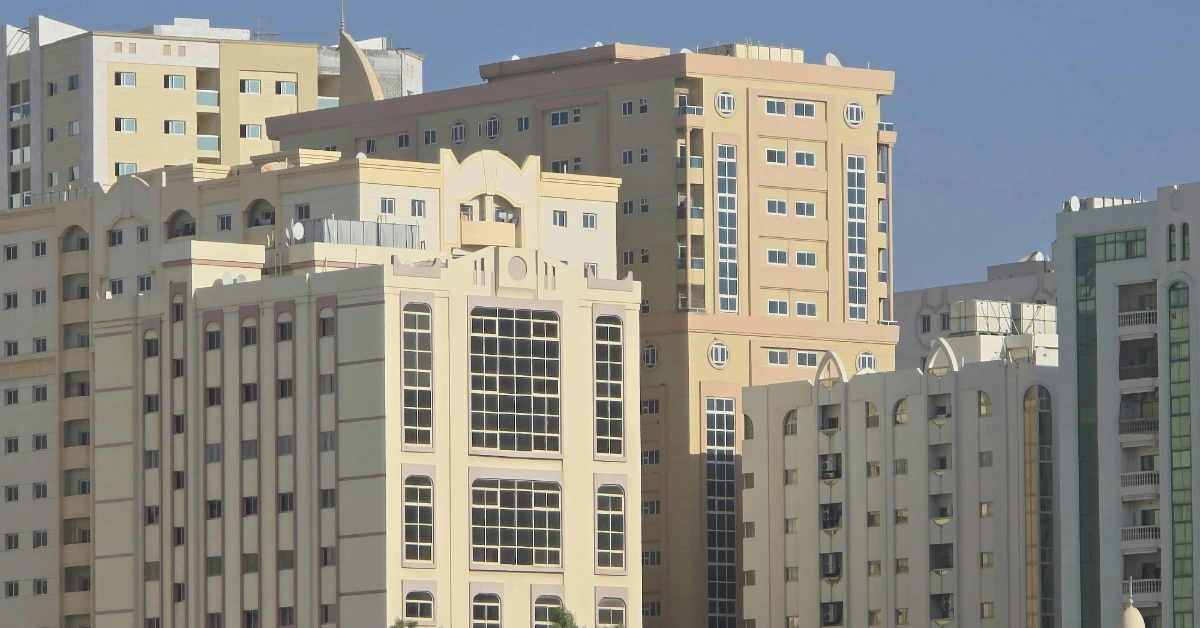Family-friendly towers near Sharjah