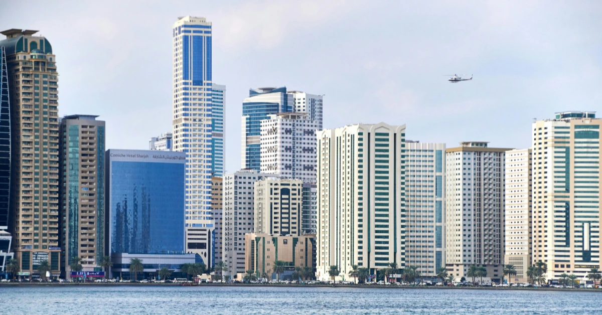Residential towers near Sharjah