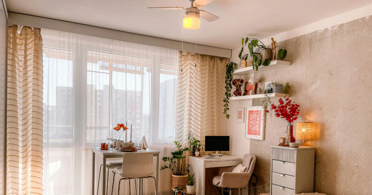 room with natural light