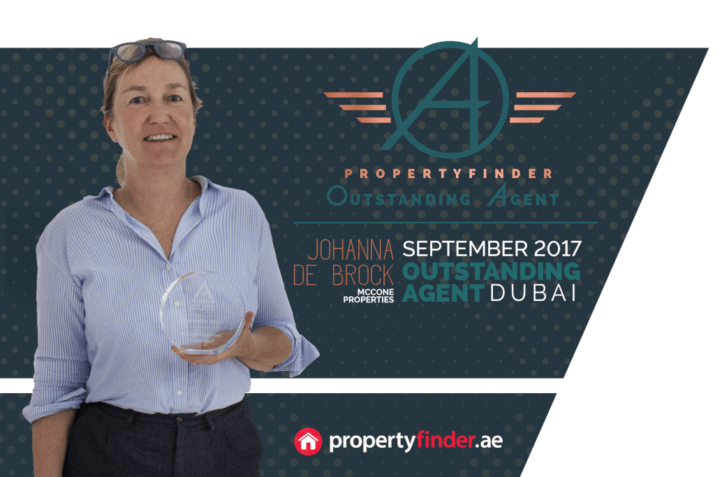 Meet our Abu Dhabi Outstanding Agent for October 2017 Johanna De Brok