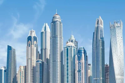 Concrete High-rise Buildings Under Blue Sky