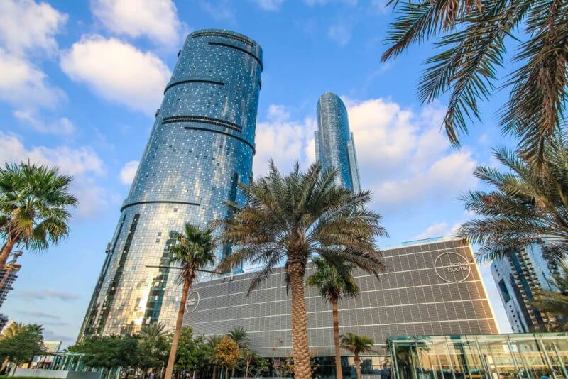 Sun and Sky Tower, and Shams Boutik, Al Reem Island, Abu Dhabi