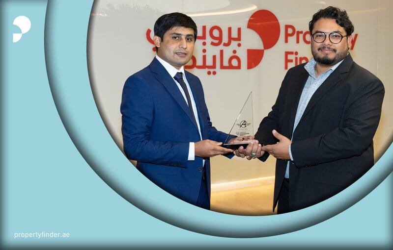 Kashif Javed from Bader Al Marzoqi Real Estate, Outstanding Agent of the month for Sharjah