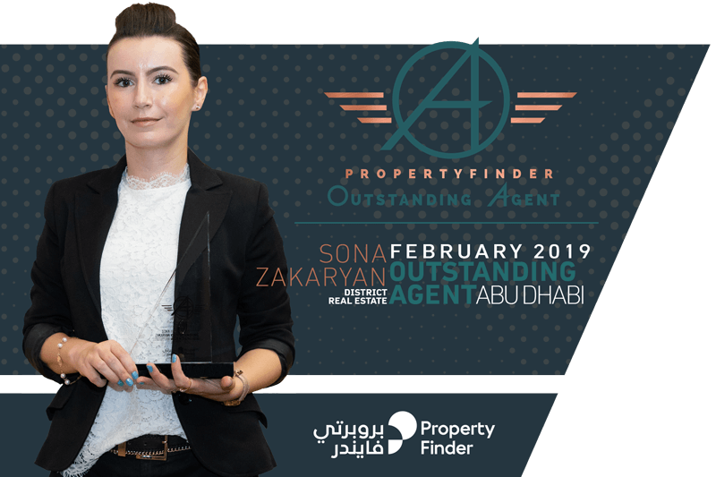 Sona Zakaryan from District Real Estate won the Outstanding Agent Award 