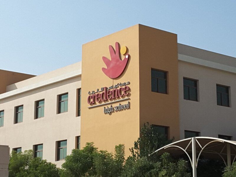 Credence High School has students from over 30 countries studying there.