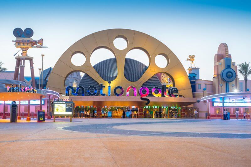 Motiongate Dubai is Hollywood-themed, with areas dedicated to Sony Pictures, Dreamworks, The Smurfs Village, and more. 
