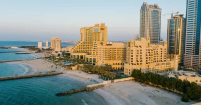 View of Ajman’s coastline