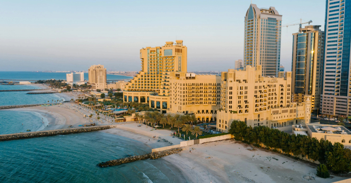 View of Ajman’s coastline
