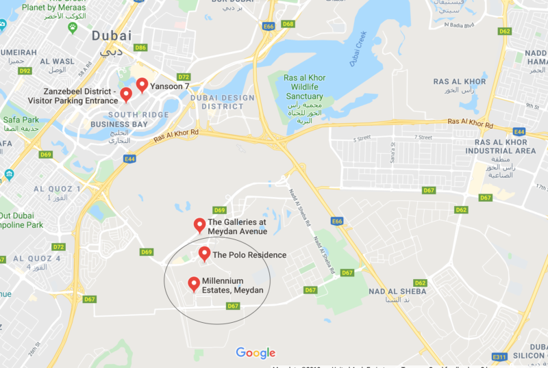 Meydan Gated Community Location
