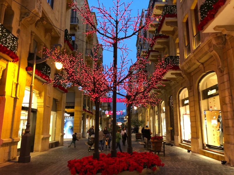 Christmas in Beirut Lebanon
