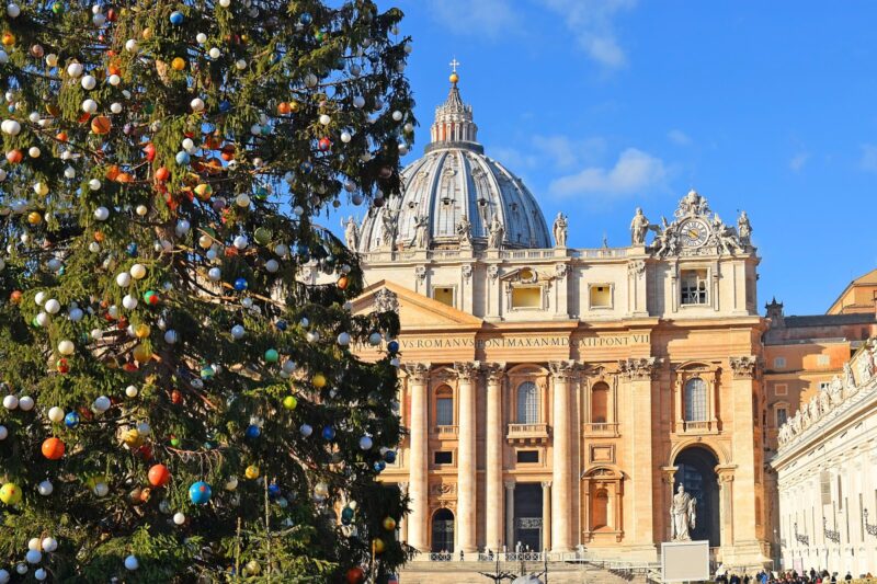 Christmas in Vatican City Rome
