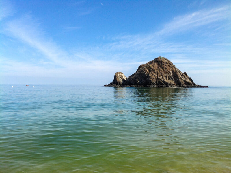 Snoopy Island in Fujairah 