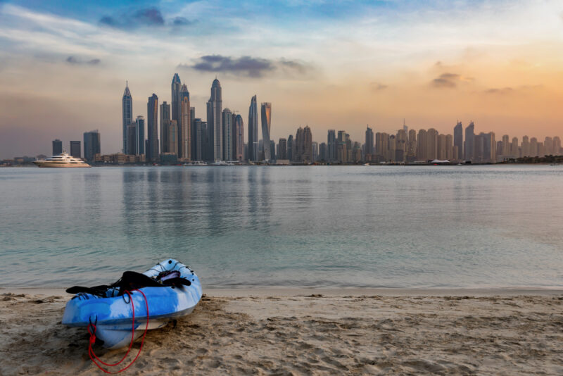 Kayaking in Dubai