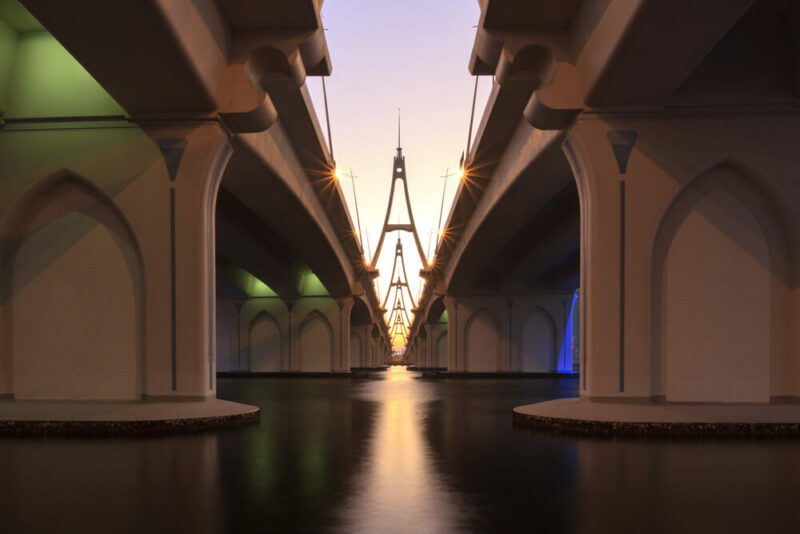 Al Garhoud water bridge