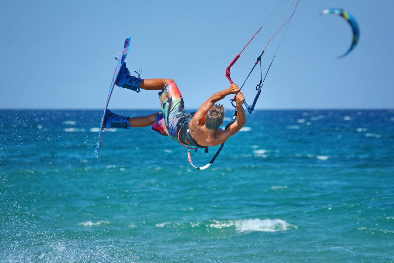 Kite boarding in Dubai
