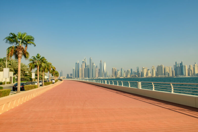 2. Palm Jumeirah Crescent, Good places to walk in dubai