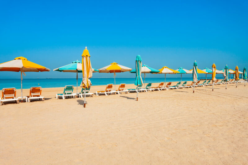 best beaches in dubai for swimming