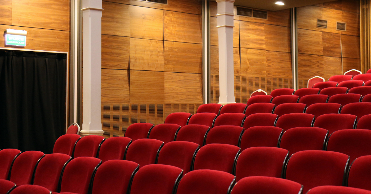 Inside a movie theatre located in Al Qana