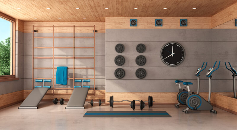 home gym wall decor