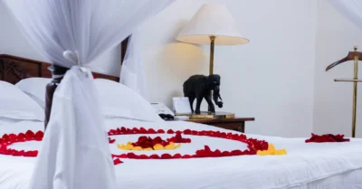 Romantic room in one of the best hotels in Dubai