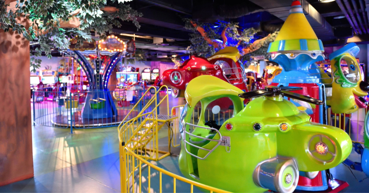 Indoor mall fun