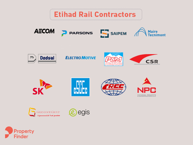 etihad rail project contractors
