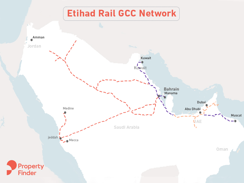 etihad rail map