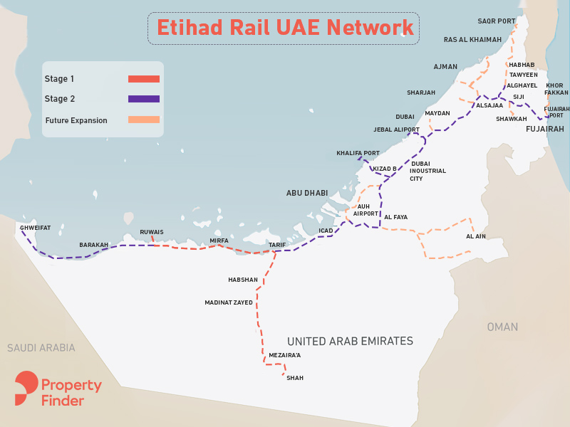 etihad rail route