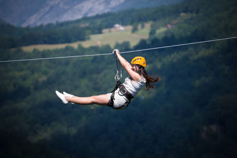 Ziplining Jebel Jais 